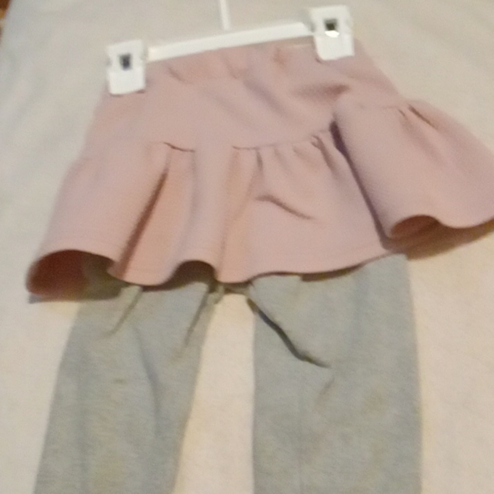 Girls one piece bottom with skirt